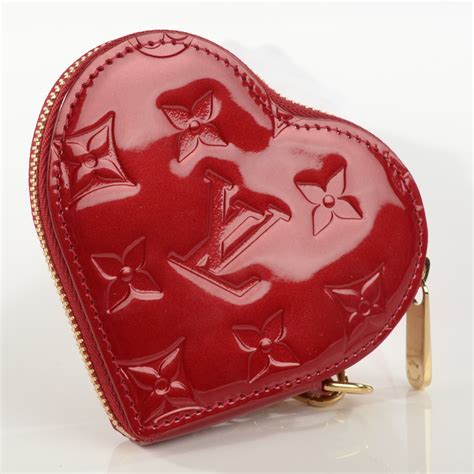 louis vuitton vernis heart coin purse|louis vuitton coin purse round.